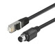 塵土 華為控制線 圓口8針線 RJ45轉VISCA 圓口DIN8針延長線 小8針8芯 S端子線 RJ45轉圓8針 1米