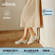Allbirds【董潔同款】赤足鞋Air Flow呼吸芭蕾鞋舞蹈秋季女鞋多巴胺休閑鞋 自然白 葉童同款 37 /W7 女碼
