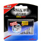 舒適（Schick）剃須刀刮胡刀剃胡刀修胡刀替換刀頭刀片創(chuàng  )4紀鈦超藍凡捍將3超鋒3 加滑二層刀頭5只裝 不含刀架