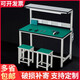 沃光帝都防靜電帶燈雙層車(chē)間工廠(chǎng)生產(chǎn)流水線(xiàn)工作桌維修桌檢驗實(shí)驗室工作臺 120*60*115