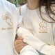 MDlila【兩件套】情侶裝春秋季衣服一男一女衛(wèi)衣2025年新款外套班服定制 男生白+女生白 薄款 XL 男生+女生M