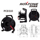 羅科斯通ROXTONE 移動卷線盤空盤收放線塑料工字輪網(wǎng)線電纜線拖繞線軸滾子電線卷線盤無線盤線軸工程地拖線 pcd310（中號）