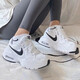 耐克（NIKE）女鞋夏季Air max氣墊透氣防滑減震網(wǎng)面休閑運動(dòng)跑步鞋【尖貨】 CJ1671-100白黑色/Air Max 36