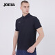 JOMA男士運動(dòng)POLO衫t恤男春夏季冰感翻領(lǐng)休閑透氣運動(dòng)服飾男裝上衣 黑色 L