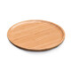 竹木質(zhì)托盤(pán)水果盤(pán)餐盤(pán)配菜盤(pán)水杯茶盤(pán)子竹制木托盤(pán)實(shí)木盤(pán)茶水托盤(pán) 圓形直徑30CM