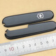維氏進(jìn)口維氏VICTORINOX 91mm瑞士軍刀原裝配件金屬標貼片刀柄外殼 黑色 91mm