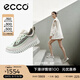 愛(ài)步（ECCO）運動(dòng)鞋女 輕盈拼接休閑鞋徒步鞋女 靈動(dòng)218263 砂礫灰/抹茶綠/砂礫灰 38