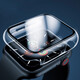 墨一 蘋果iWatch8鋼化膜5 6代保護手表殼膜一體Apple watch series7全包貼膜 iWatch7代【45mm】冰川透