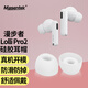 Masentek 耳機耳帽耳塞套頭 適用于漫步者Lolli Pro2藍牙耳軟硅膠替換配件入耳機LolliPodsPro/GM3/GT4 白