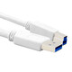 酷比客（L-CUBIC） LCCPUSB3AMBM USB3.0 a公對b公usb3.0打印機(jī)線 白色  3.0 2米