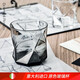 BORMIOLI ROCCO波米歐利玻璃水杯玻璃杯創(chuàng)意辦公室泡茶喝水杯子水杯套裝卡斯歐匹果汁杯水杯 黑瑪瑙330ML 單杯