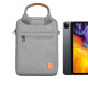 BZBC平板包适用苹果ipad pro11华为10.8matePad平板电脑包手提单肩包 灰色【11英寸】