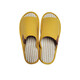 NITORI宜得利家居 居家室內情侶通用涼拖鞋露趾鞋前開(kāi)輕量EVA拖鞋 黃色 L