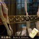 創(chuàng  )慧（CHUANGHUI）玻璃防撞警示貼紙金屬櫥窗門(mén)框包邊裝飾貼條自粘腰線(xiàn)提示貼條防水 中國風(fēng)-祥云【寬8cm*長(cháng)3m】