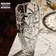 BOHEMIA捷克原装进口水晶玻璃花瓶透明风车花餐桌花瓶 家用客厅插花瓶 风车花款小号胖款 高25cm