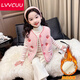 LVVCUU女童馬甲加絨秋冬款2025新款兒童外穿羊羔絨坎肩加厚保暖寶寶背心 粉色【草莓熊】 130 cm