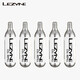 LEZYNE雷音打氣工具比賽便攜快速CO2高壓自行車(chē)充氣瓶氣嘴美嘴法嘴騎行裝備車(chē)店適用 16克氣瓶/5支