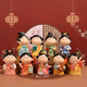 如果（Roogo）古風(fēng)送朋友擺件盲盒桌面創(chuàng)意網(wǎng)紅公仔手辦人偶離職閨蜜生日禮物女 唐八藝盲盒整盒（8個(gè)組合裝）