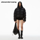 亞歷山大·王alexanderwang女士短款徽標羽絨服外套 黑色 S