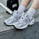 NEW BALANCE休閑鞋男鞋女鞋 春季NB530復(fù)古情侶款老爹鞋透氣跑步鞋減震運(yùn)動(dòng)鞋 MR530SG/白銀色 39.5 內(nèi)長(zhǎng)24.5cm