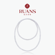阮仕（Ruan'S）傾城長(zhǎng)款疊戴淡水珍珠毛衣鏈珍珠項(xiàng)鏈近圓經(jīng)典百搭不挑人 5.5-6.5mm/近圓偏扁/80cm