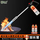 格術(shù)噴火槍加長(cháng)點(diǎn)火器燒豬毛噴火搶大火力卡式氣罐噴槍點(diǎn)碳神器 加長(cháng)款大口徑強猛火+2瓶氣