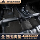 御馬全包圍汽車(chē)腳墊適用寶馬5系X3奧迪A6L/Q5L奔馳GLE沃爾沃雷克薩斯 【雙層丨免拆安裝】黑色皮革+黑色速干毯