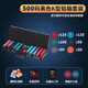 游戲大陸（gameland） 桂冠雕刻高端德州撲克陶瓷籌碼套裝 高級德?lián)鋵?zhuān)業(yè)有面值籌碼套裝 500片43mm無(wú)面值套裝8-10人