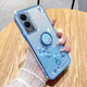 羅璐鷗 vivo Y55S手機殼女款軟殼硅膠殼Y53S外殼防摔支架全包保護(hù)套高級水鉆漸變閃粉電鍍殼 【漸變遠(yuǎn)峰藍(lán)】+指環(huán)支架+全屏鋼化膜 vivo Y55S