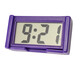 微型時(shí)鐘車(chē)內車(chē)載鐘表小號數字桌面表學(xué)生考試迷你電子小表粘貼式 紫色NK208