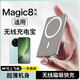 圖禿兔適用榮耀magic8無(wú)線(xiàn)充電寶magic8pro磁吸充電寶無(wú)線(xiàn)快充大容量背夾磁吸兩用可上飛機 金色 10000毫安