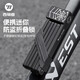 西騎者自行車鎖防盜折疊鎖關(guān)節(jié)鎖便攜式 黑色