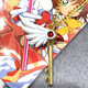 天智星百變小櫻鑰匙扣魔卡少女櫻星星變身項鏈小櫻魔法棒擺件動漫周邊 項鏈--鳥頭 魔卡少女掛件