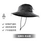 迪卡儂漁夫帽登山防曬夏季戶(hù)外徒步遮陽(yáng)帽防紫外線(xiàn)男女經(jīng)典灰M-2648470