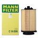MANN FILTER曼牌空氣濾清器 空氣格 發(fā)動(dòng)機(jī)空氣濾芯 C14006奔馳E200 E180 E260L