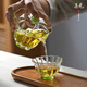 北大史北大史玉見(jiàn)高端詠露防燙玻璃蓋碗帶過(guò)濾茶杯泡茶碗手抓壺功夫茶具 詠露蓋碗+詠露主人杯單只