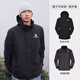 駱駝（CAMEL）戶(hù)外三防沖鋒衣男女同款三合一可拆卸兩件套登山服 O005，幻影黑，男女同款（抓絨內膽） XXL