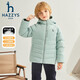 HAZZYS品牌童裝男女童羽絨服冬新品抑菌防靜電彈力防風(fēng)休閑羽絨服 天青色 165