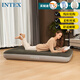 INTEX64107線拉款充氣床墊露營氣墊床車載防潮墊午睡折疊床含干電池泵