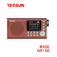 德生（Tecsun）NR100德生智能網絡收音機4G WIFI聯(lián)網可充電喜馬拉雅網易云在線播放插卡 紅色標配