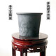 圣比萊粗陶黑陶紅陶透氣君子蘭多肉花盆盆栽盆景創(chuàng  )意手工泥瓦盆滿(mǎn) 大號黑陶盆(口徑21CM高18CM 中等