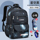 智多寶新款書(shū)包小學(xué)生男孩大容量1-3-4-6年級男童減壓減負兒童雙肩背包 小號星空黑+（筆盒+手表+掛飾）