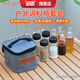 希凡里戶外調(diào)料瓶套裝便攜燒烤調(diào)料罐盒露營(yíng)密封油瓶佐料罐子組合 戶外調(diào)料瓶套裝--6件套