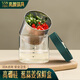 閃閃優(yōu)品玻璃蔥蒜保鮮盒食品級(jí)冰箱收納盒可冷凍微波爐加熱密封盒密封罐 高硼硅玻璃：耐高溫