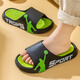 唯繼大童拖鞋居家室內夏天外穿青春潮流運動(dòng)舒適感防滑男孩兒童涼拖鞋 運動(dòng)扣籃【綠色】 36 -37碼(適合35-36的腳)