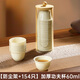 PAKCHOICE一次性茶杯稻殼戶外泡茶待客便攜水杯小號稻香杯子茶具功夫小茶杯 60ml 【防塵架款】3包功夫杯144*