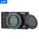 JJC MC UV鏡 適用于索尼RX100M7 M6 M5A ZV1II二代 ZV-1 黑卡7代 6代 5代 相機濾鏡 粘貼式 配鏡頭蓋 粘貼款 高清UV鏡（配鏡頭蓋）