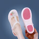 JDOV洞洞鞋女果凍鞋平底防滑孕婦涼鞋夏包頭瑪麗珍沙灘鞋學(xué)生護士拖鞋 玫瑰花泡泡糖QWT 38