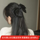 向晚 發(fā)夾后腦勺彈簧夾半扎發(fā)發(fā)卡蝴蝶結飄帶彈簧發(fā)卡高級感頭飾發(fā)飾