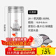 諾亞口杯雙層玻璃杯男女士家用高檔送禮泡茶水杯隔熱茶杯車載透明杯 2#【一帆風順】普360ml